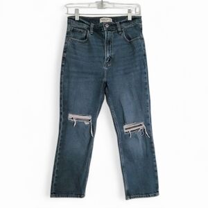 Abercrombie & Fitch Women's Ankle Straight Ultra High Rise Jeans Size 26 XS